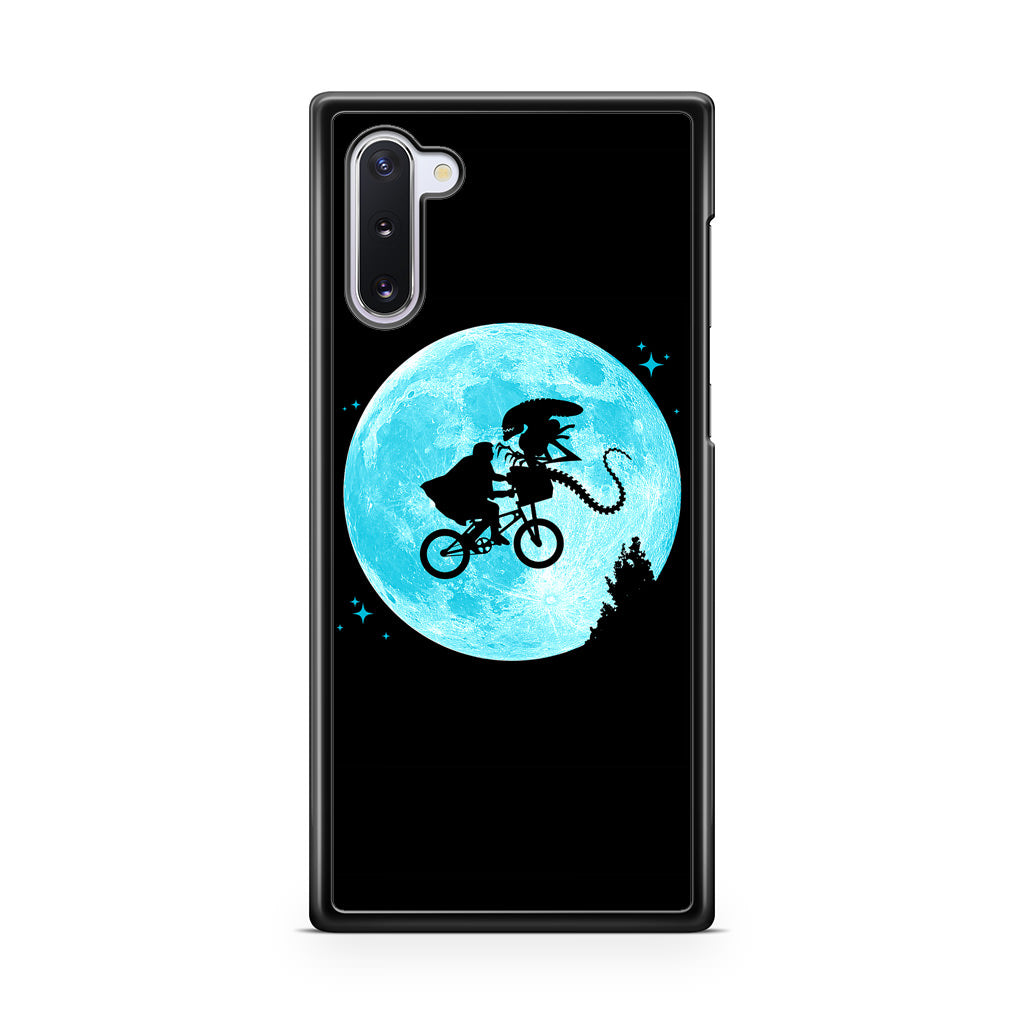 Alien Bike to the Moon Galaxy Note 10 Case