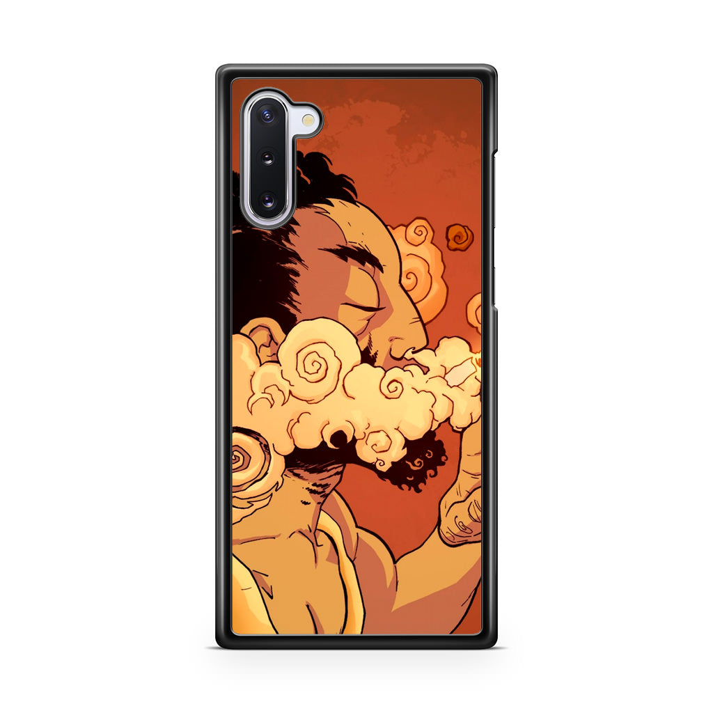 Artistic Psychedelic Smoke Galaxy Note 10 Case