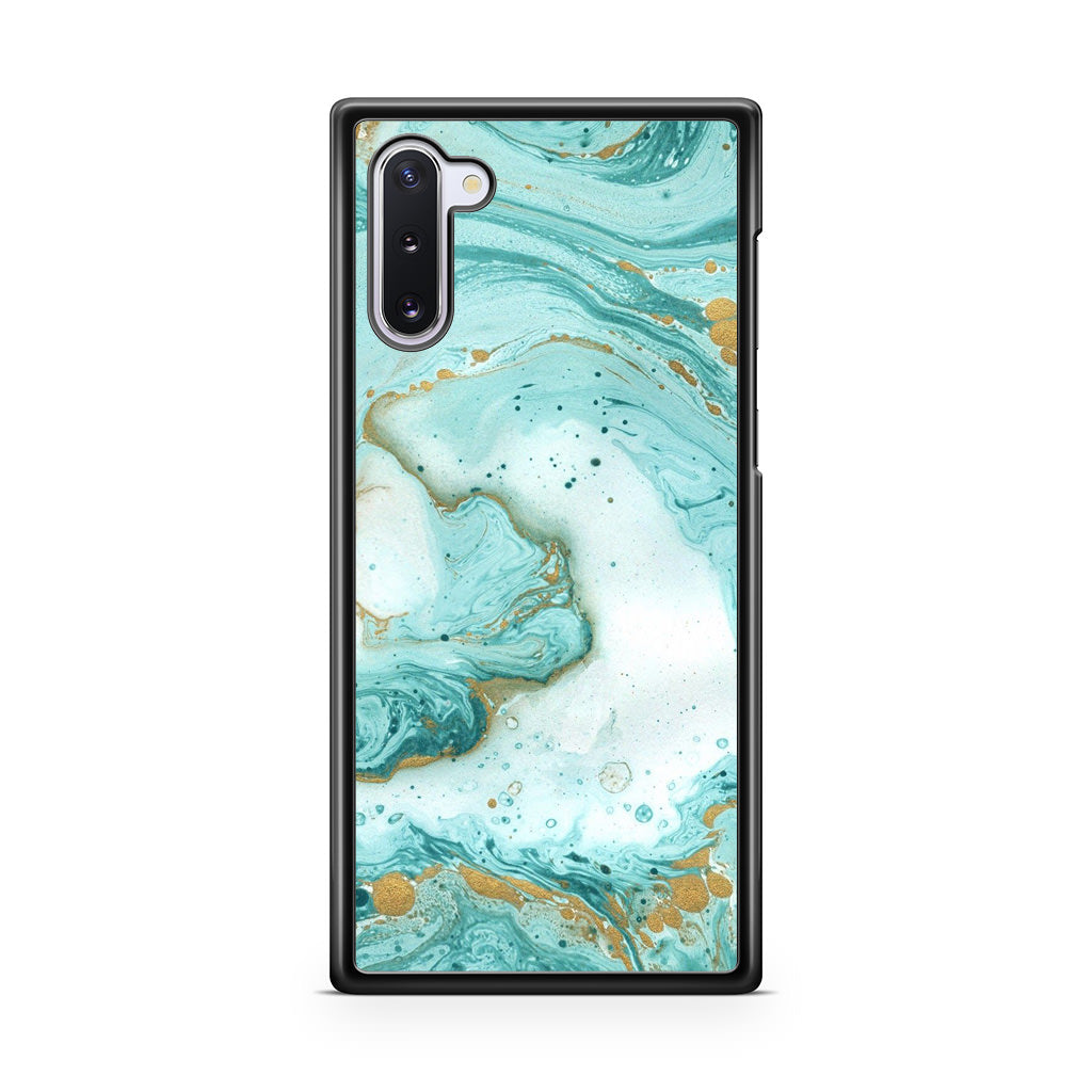 Azure Water Glitter Galaxy Note 10 Case
