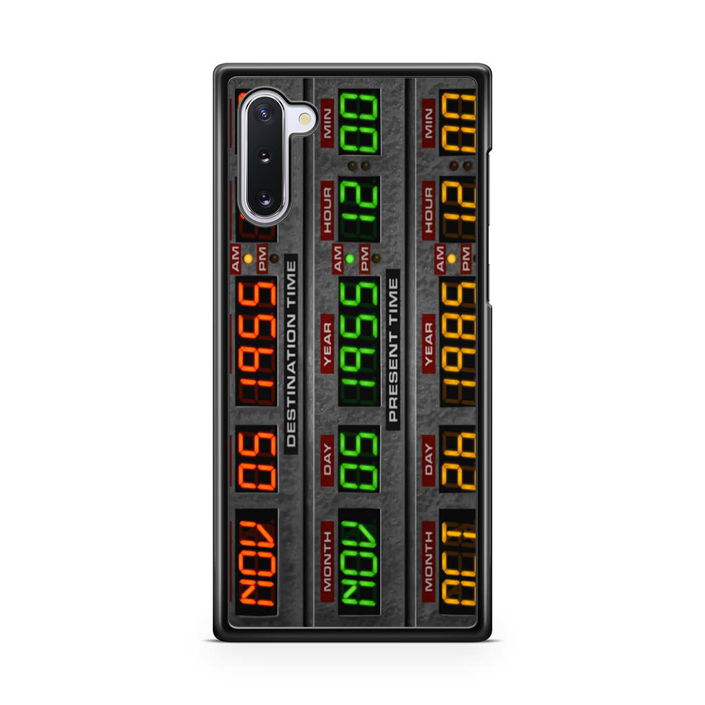 Back To The Future Time Circuits Galaxy Note 10 Case