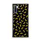 Bananas Fruit Pattern Black Galaxy Note 10 Case