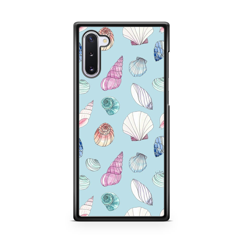 Beach Shells Pattern Galaxy Note 10 Case