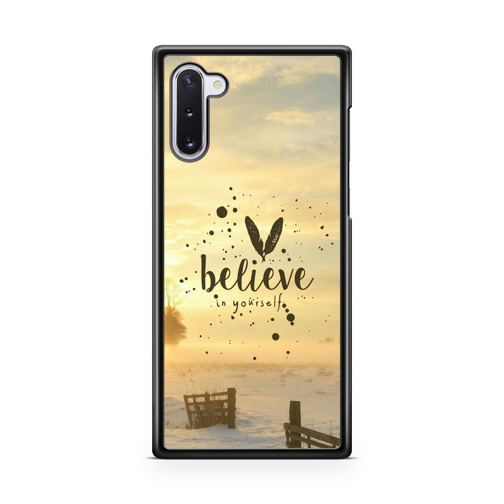 Believe in Yourself Galaxy Note 10 Case