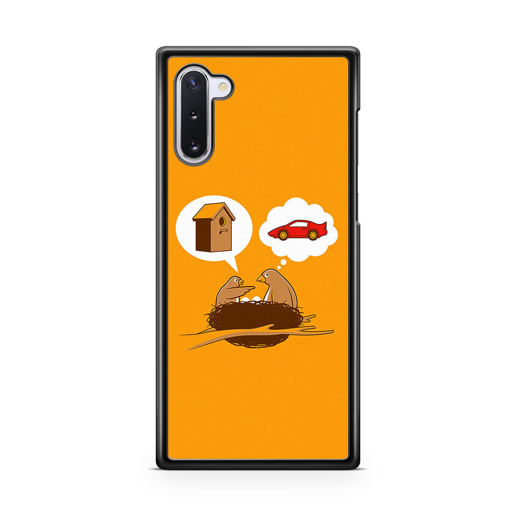 Bird Life Priorities Galaxy Note 10 Case