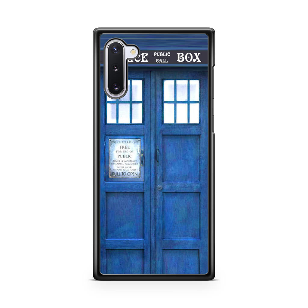 Blue Police Call Box Galaxy Note 10 Case