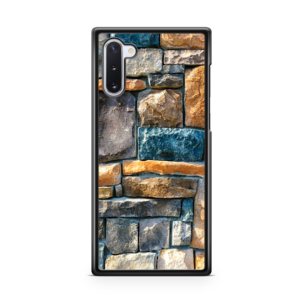 Colored Stone Piles Galaxy Note 10 Case