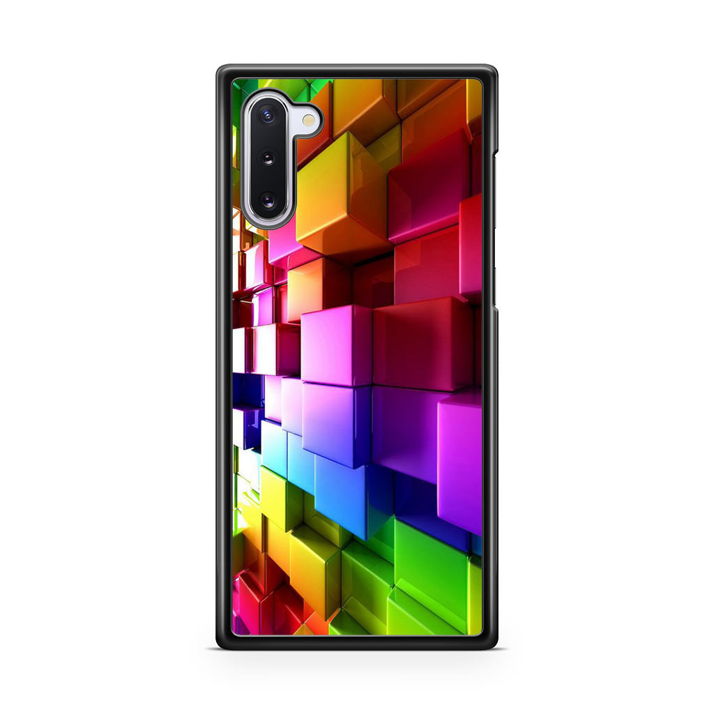 Colorful Cubes Galaxy Note 10 Case