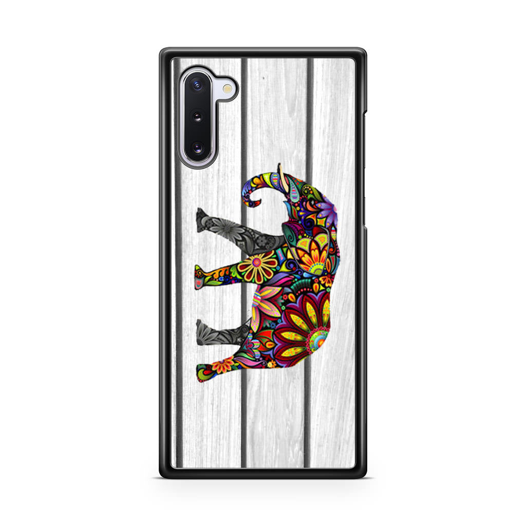 Colorful Elephant Flower Galaxy Note 10 Case