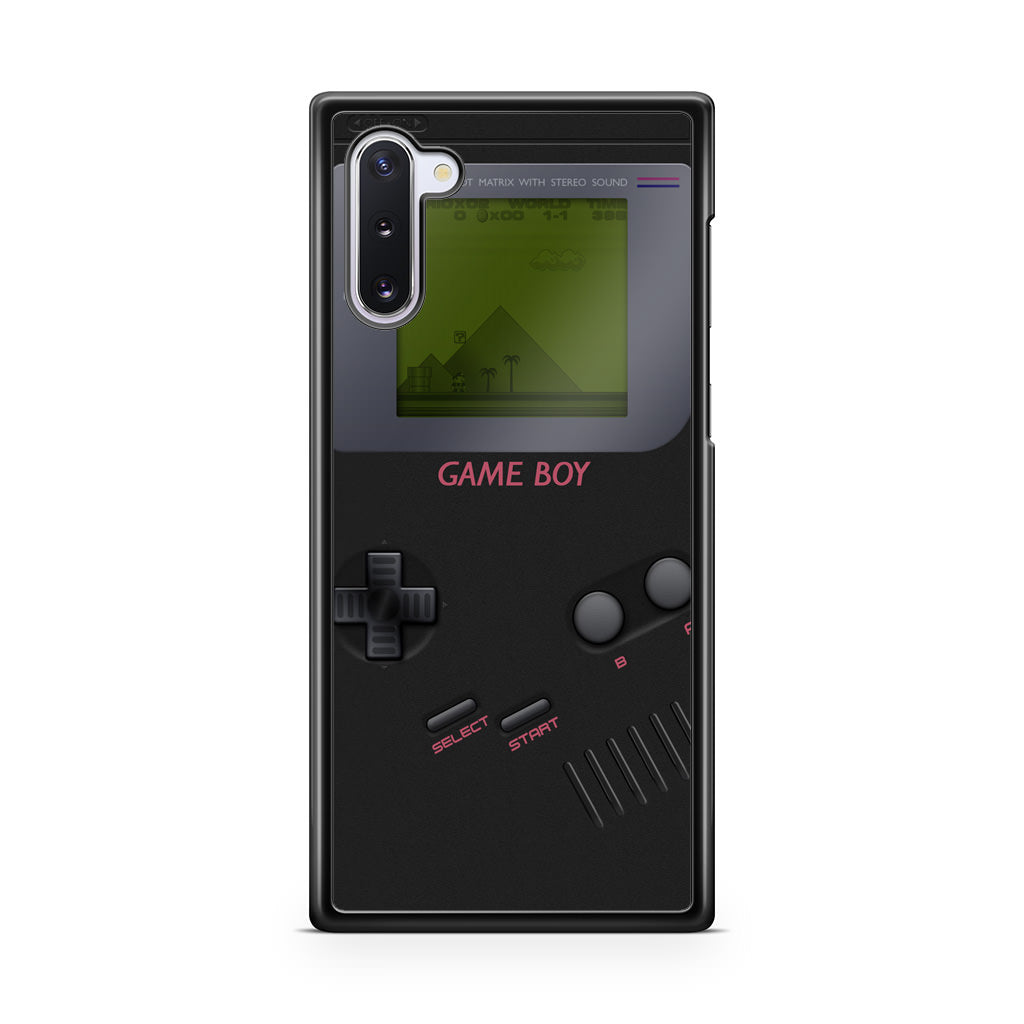 Game Boy Black Model Galaxy Note 10 Case