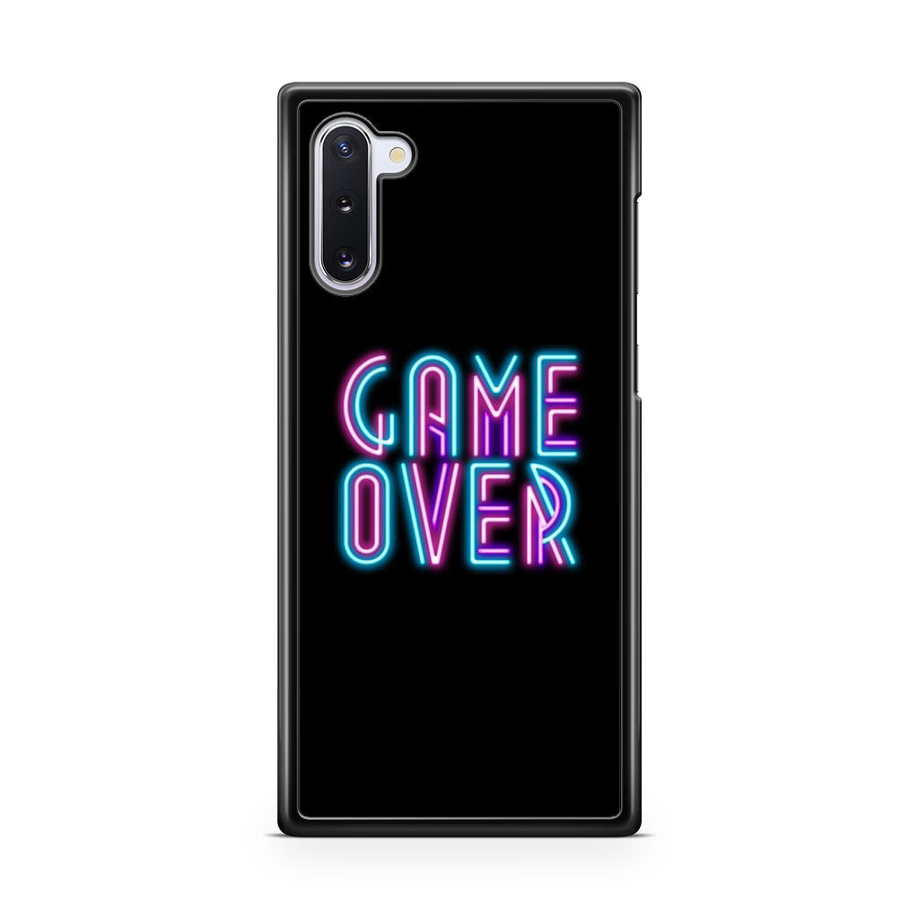 Game Over Neon Galaxy Note 10 Case
