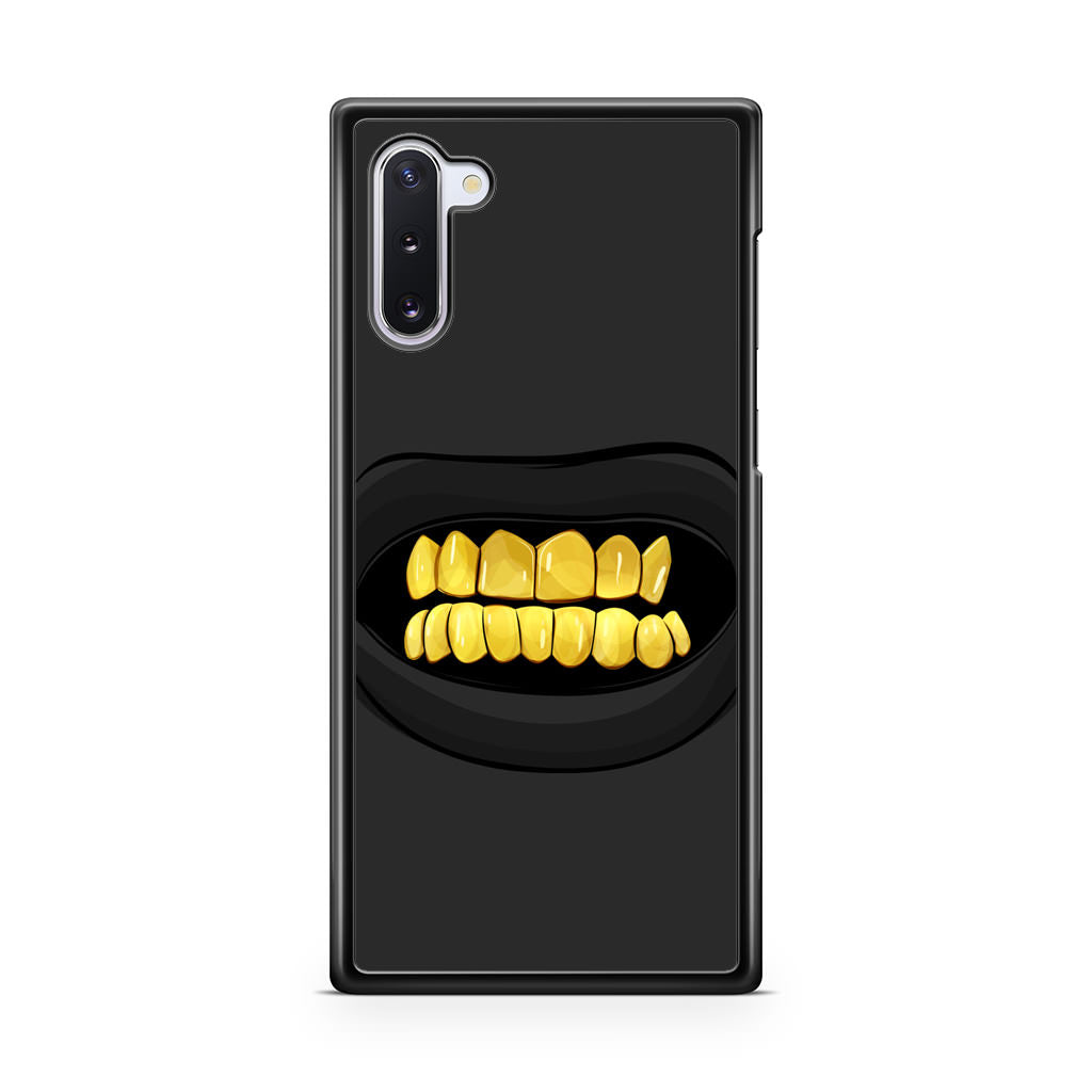 Gold Grillz Galaxy Note 10 Case