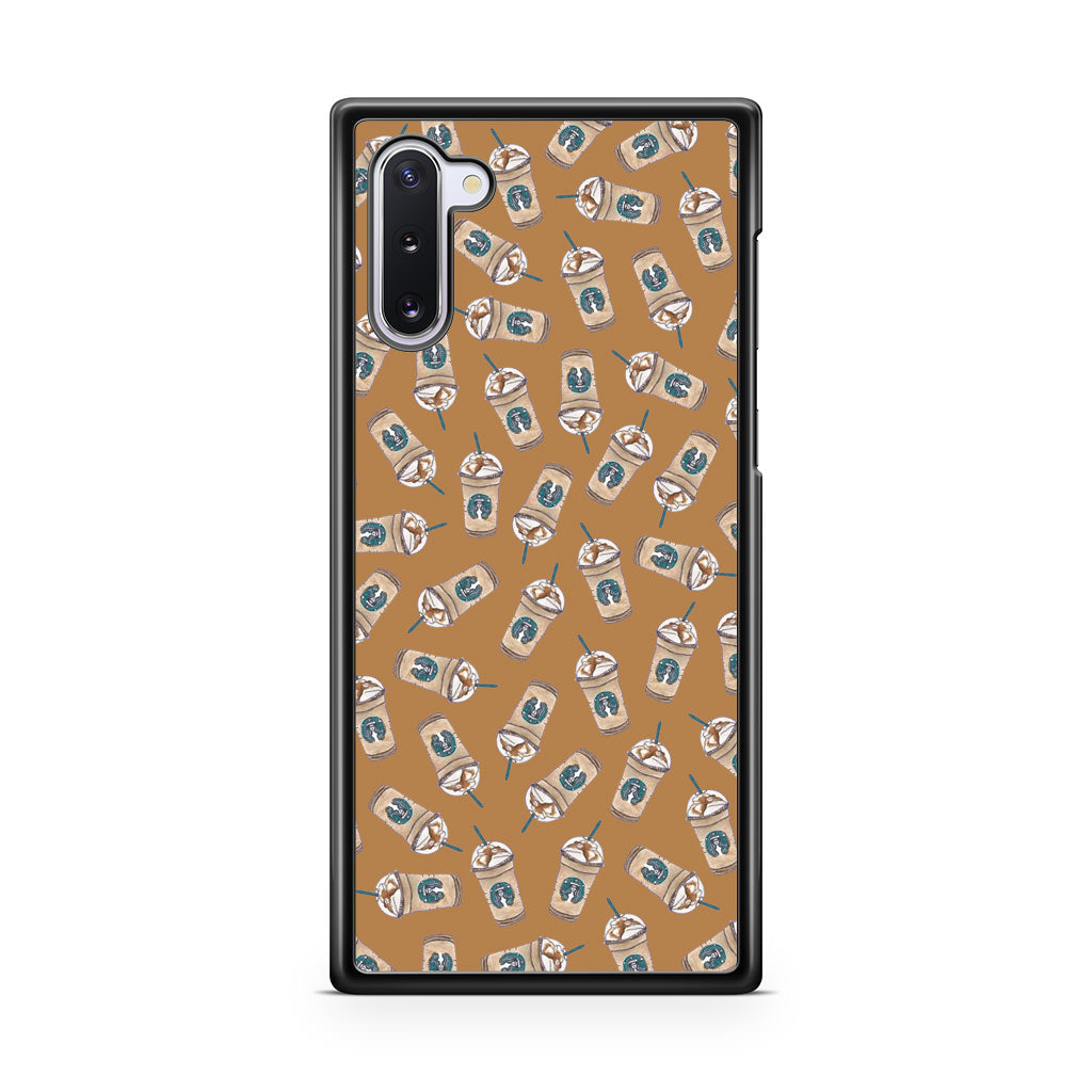 Iced Cappuccinos Lover Pattern Galaxy Note 10 Case