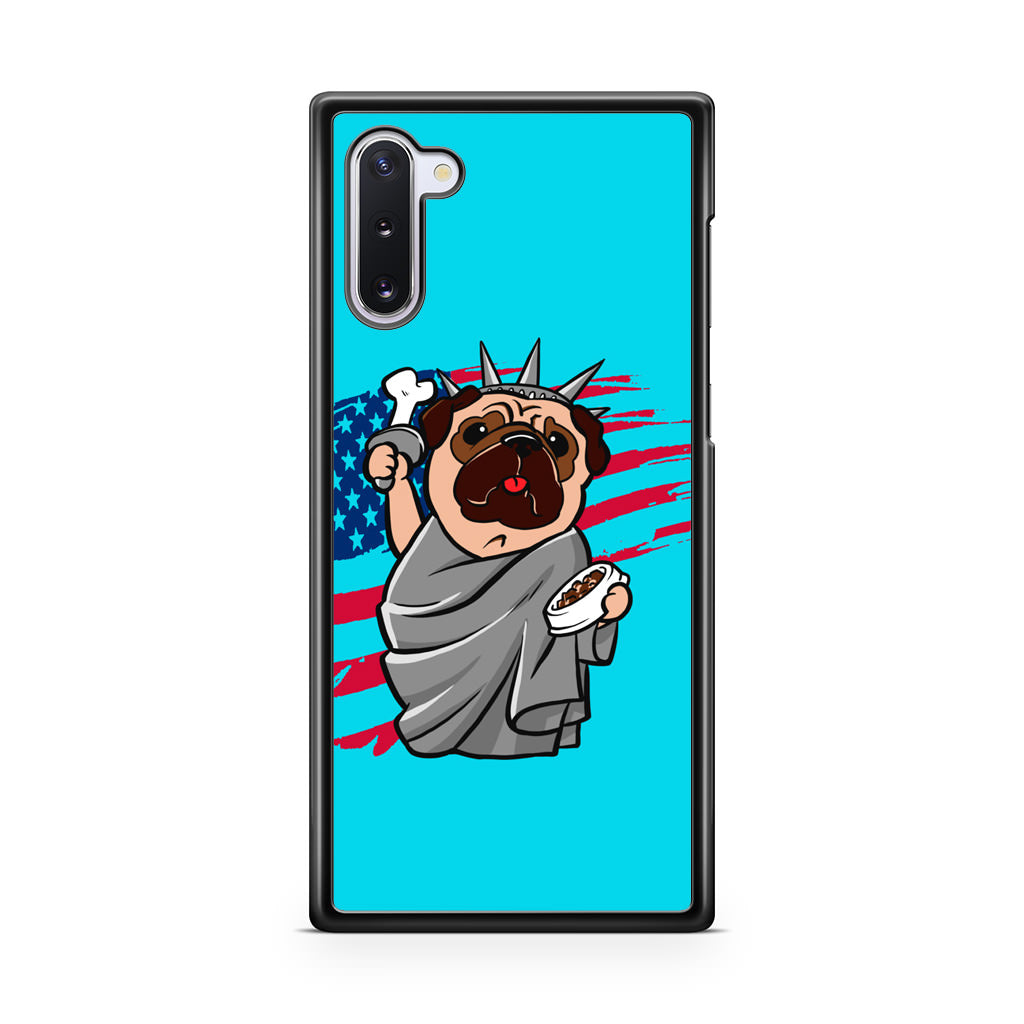 Independence Day Pug Galaxy Note 10 Case