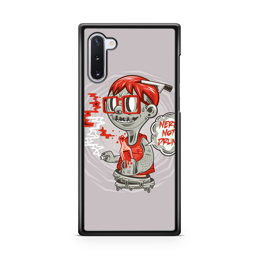 Nerd Not Drunk Zombie Galaxy Note 10 Case