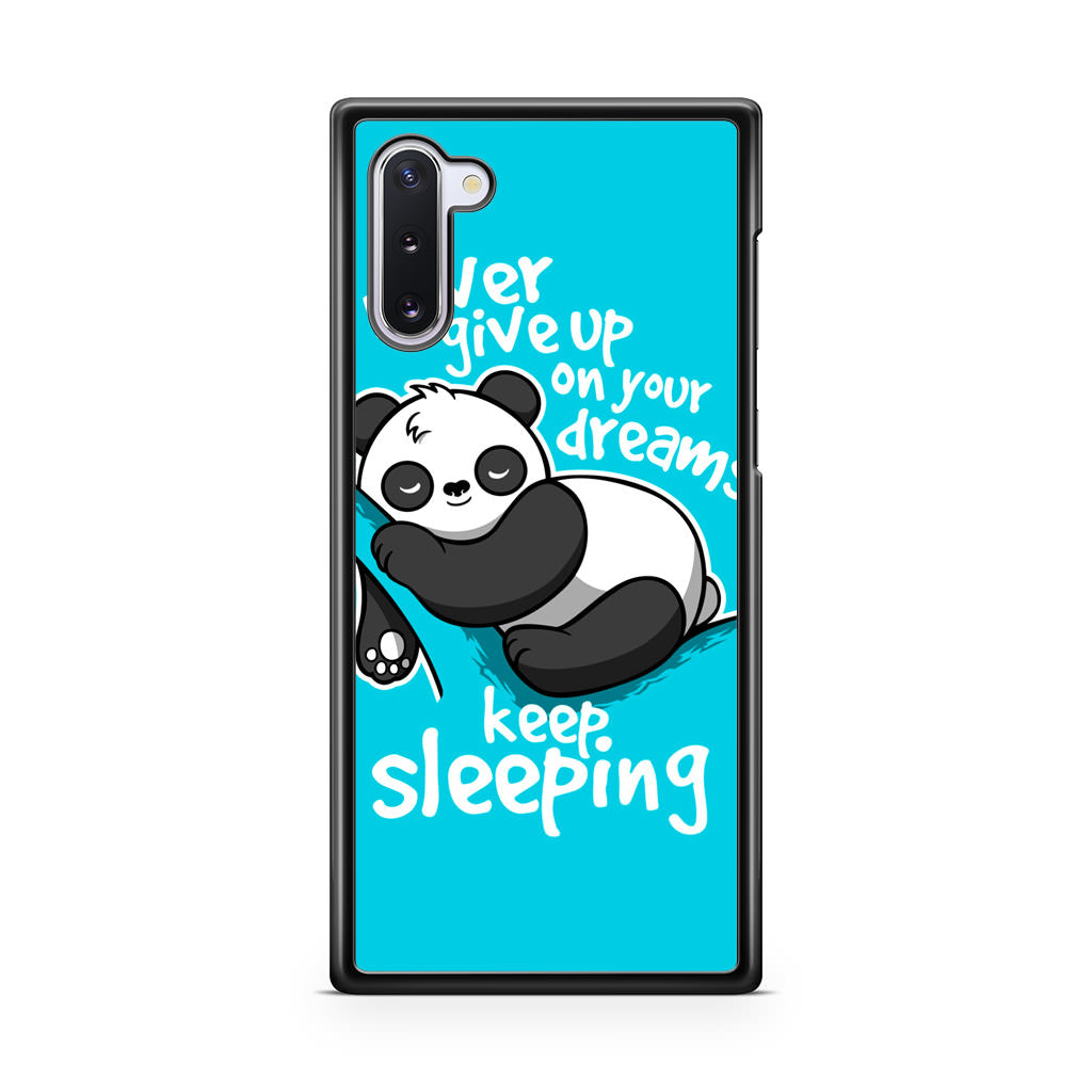 Panda Keep Sleeping Galaxy Note 10 Case