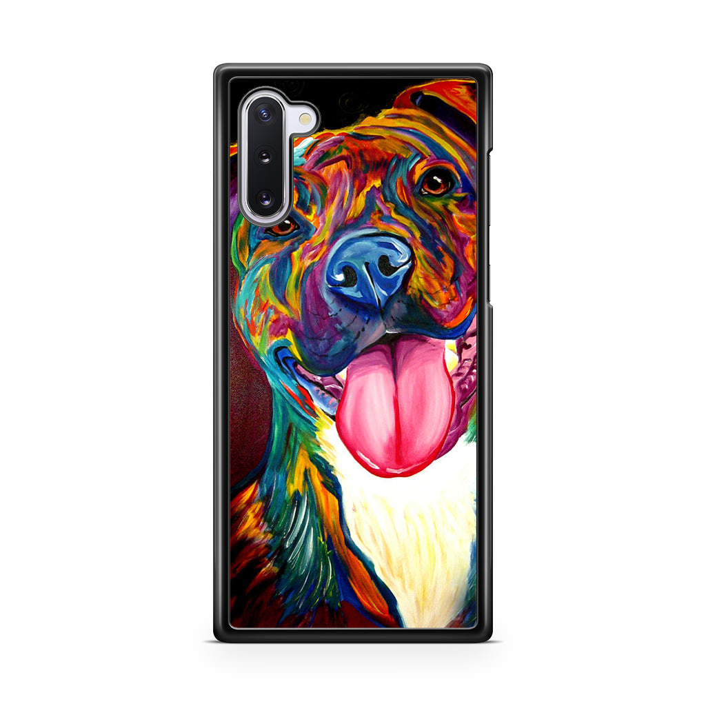 Pitbull Painting Art Galaxy Note 10 Case