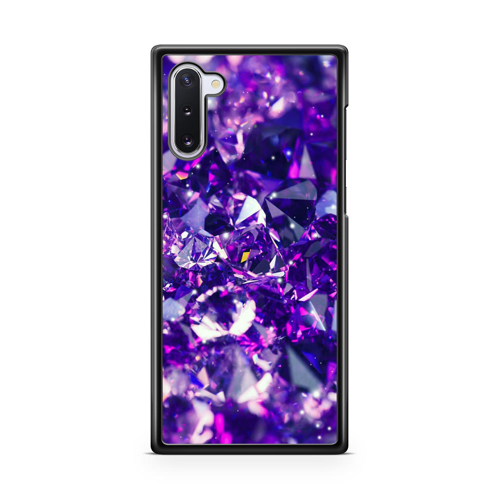 Purple Crystal Galaxy Note 10 Case