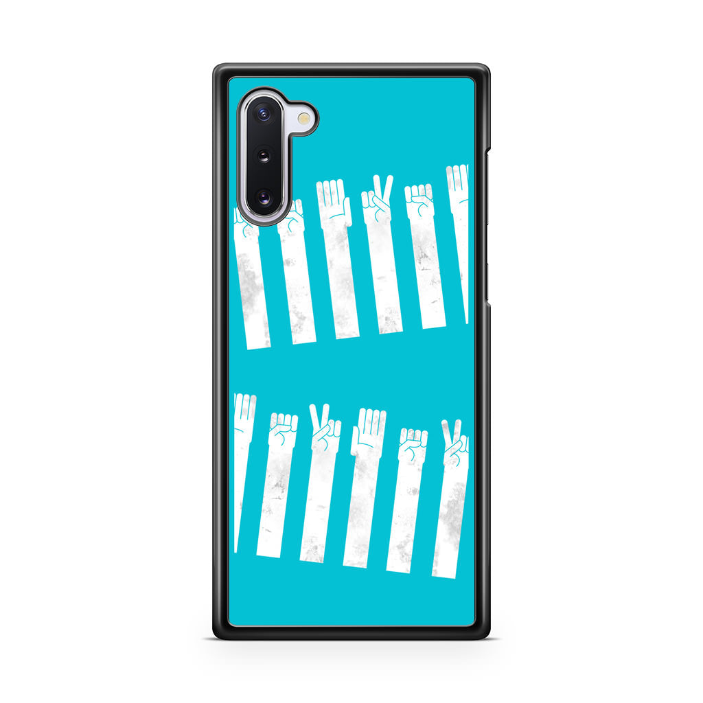 Rock Paper Scissors Zebra Crossing Galaxy Note 10 Case