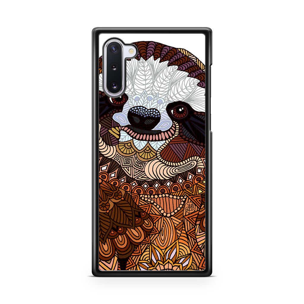 Sloth Ethnic Pattern Galaxy Note 10 Case