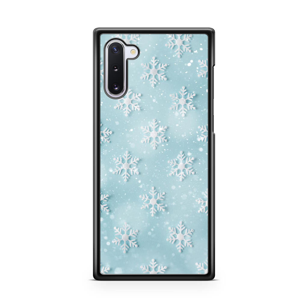 Snowflakes Pattern Galaxy Note 10 Case