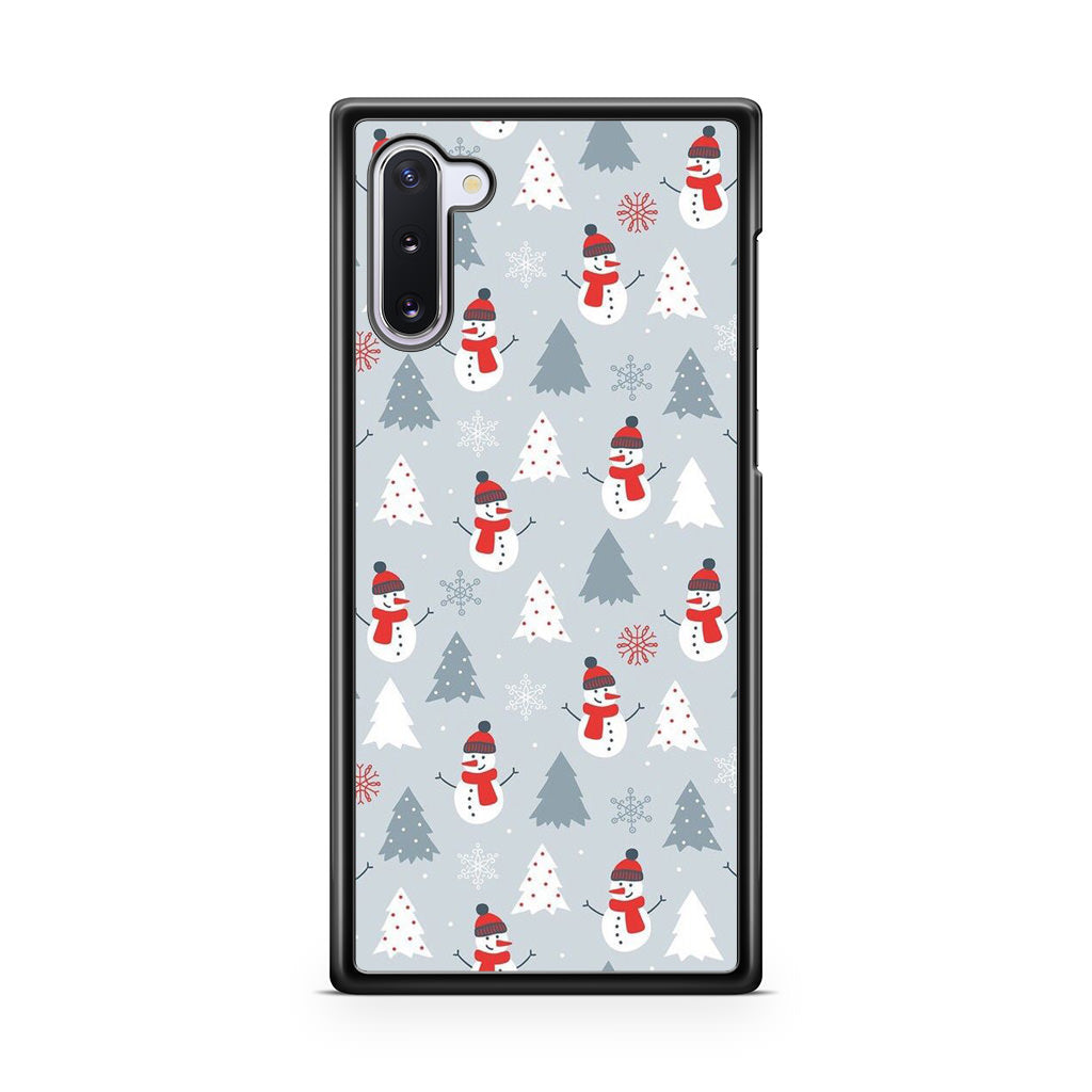 Snowmans Pattern Galaxy Note 10 Case