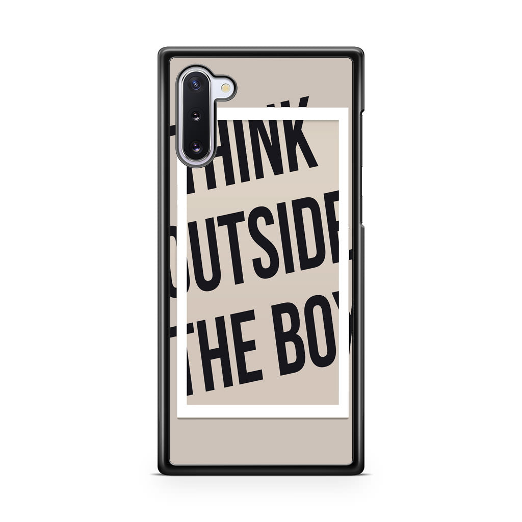 Think Outside The Box Galaxy Note 10 Case