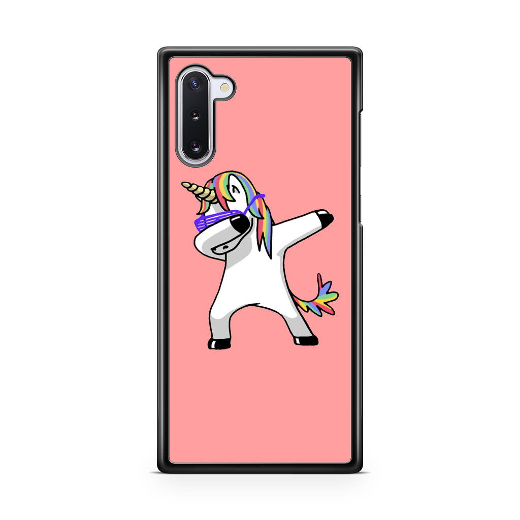 Unicorn Dabbing Pink Galaxy Note 10 Case