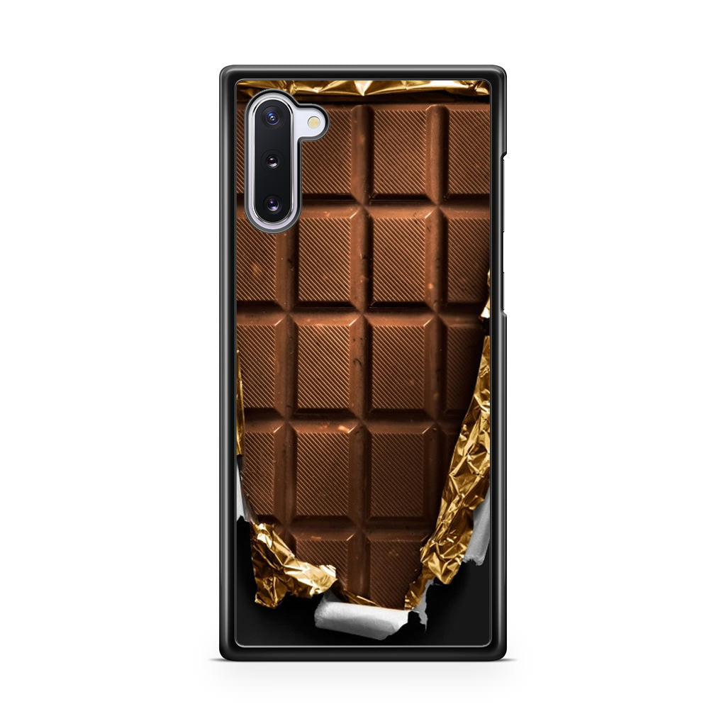 Unwrapped Chocolate Bar Galaxy Note 10 Case