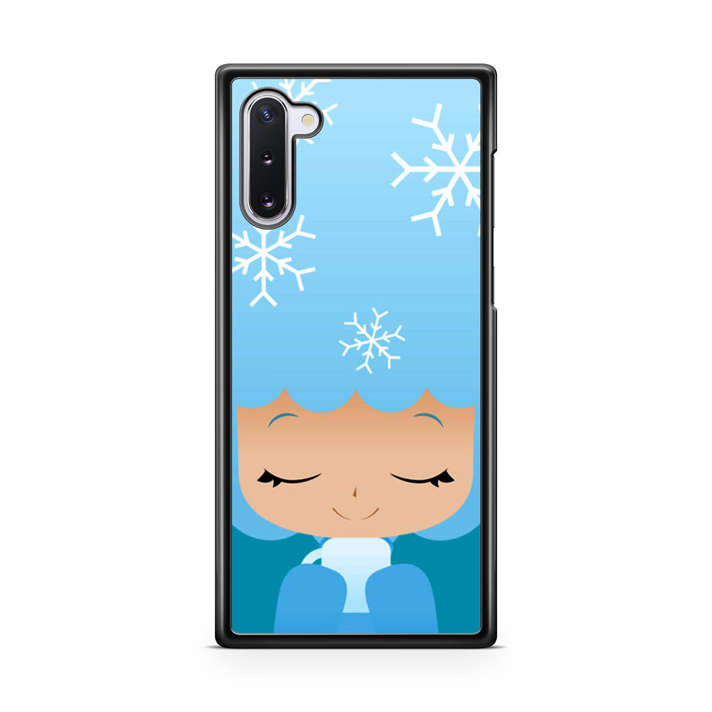 Winter Afro Girl Galaxy Note 10 Case