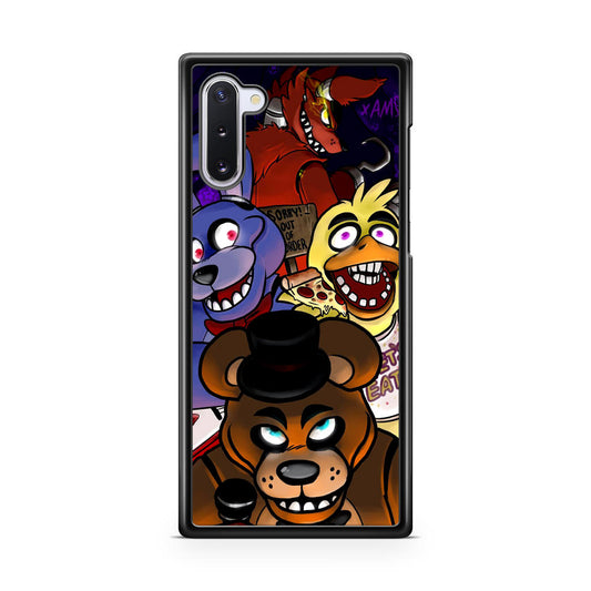 Five Nights at Freddy's Characters Galaxy Note 10 Case