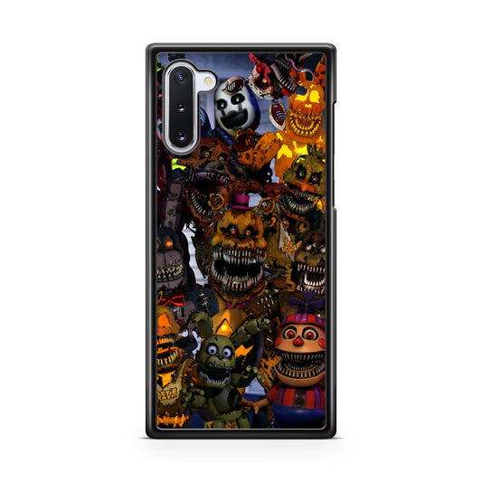 Five Nights at Freddy's Scary Characters Galaxy Note 10 Case