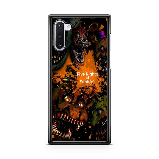 Five Nights at Freddy's Scary Galaxy Note 10 Case