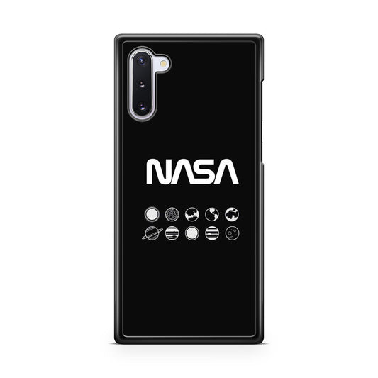 NASA Minimalist Galaxy Note 10 Case