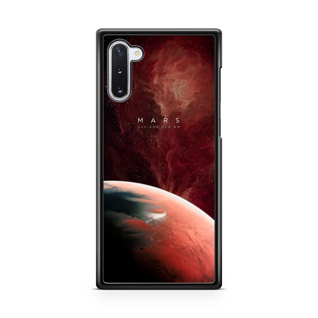 Planet Mars Galaxy Note 10 Case