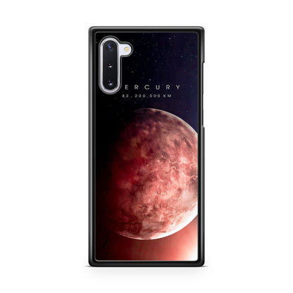 Planet Mercury Galaxy Note 10 Case