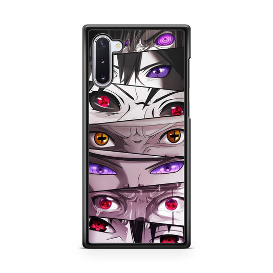 The Powerful Eyes on Naruto Galaxy Note 10 Case