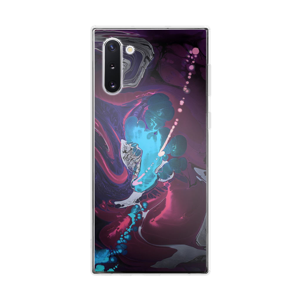 Abstract Purple Blue Art Galaxy Note 10 Case