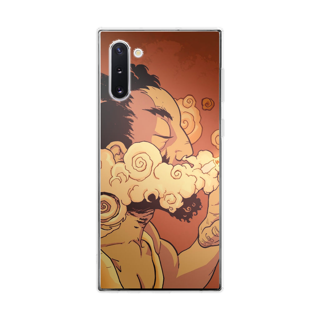 Artistic Psychedelic Smoke Galaxy Note 10 Case