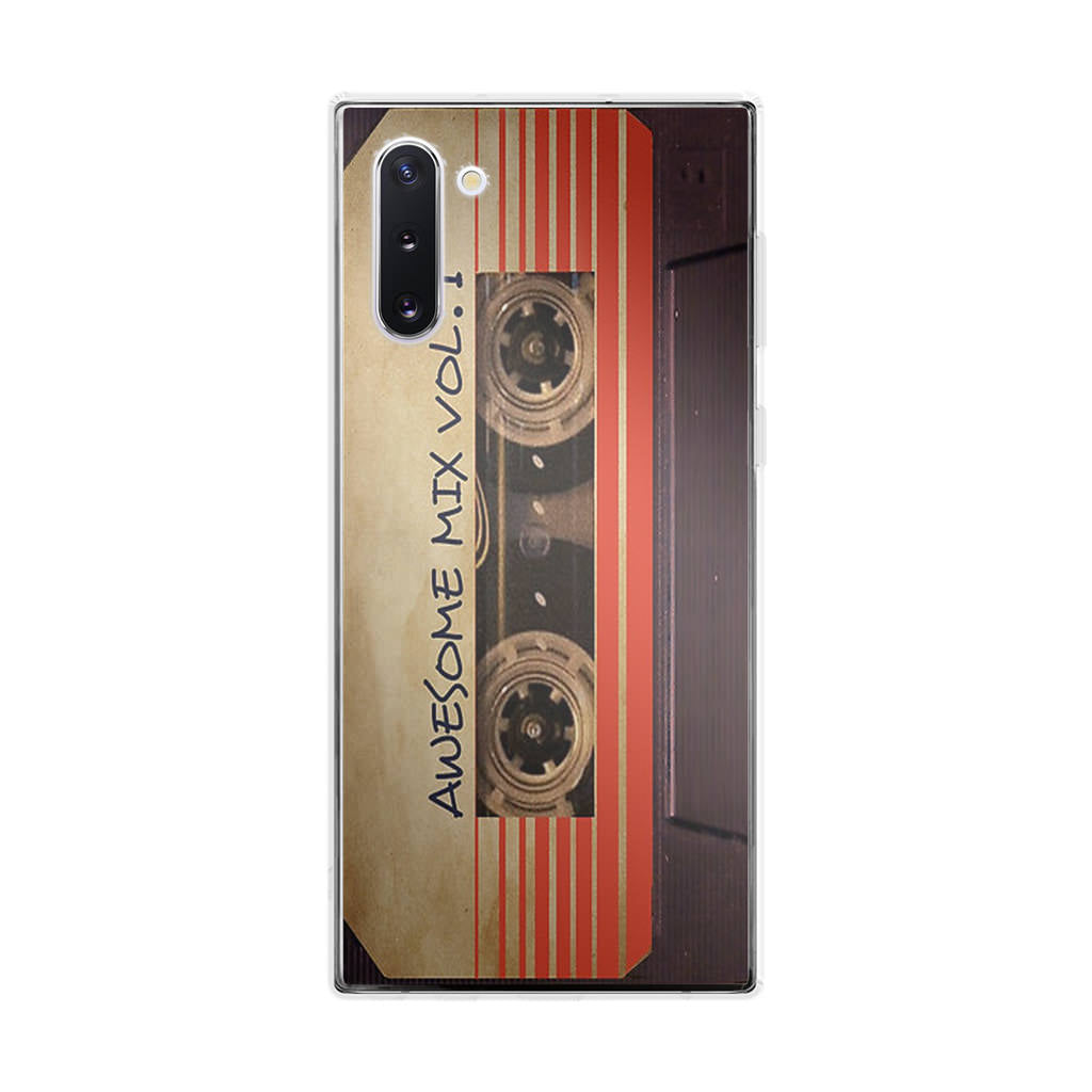 Awesome Mix Vol 1 Cassette Galaxy Note 10 Case