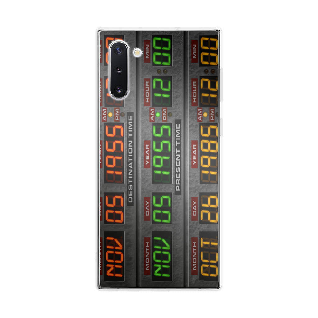 Back To The Future Time Circuits Galaxy Note 10 Case