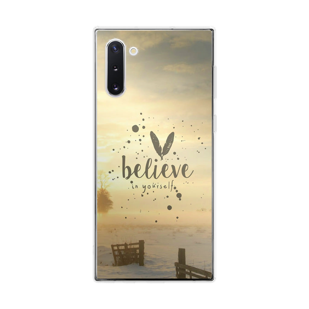 Believe in Yourself Galaxy Note 10 Case