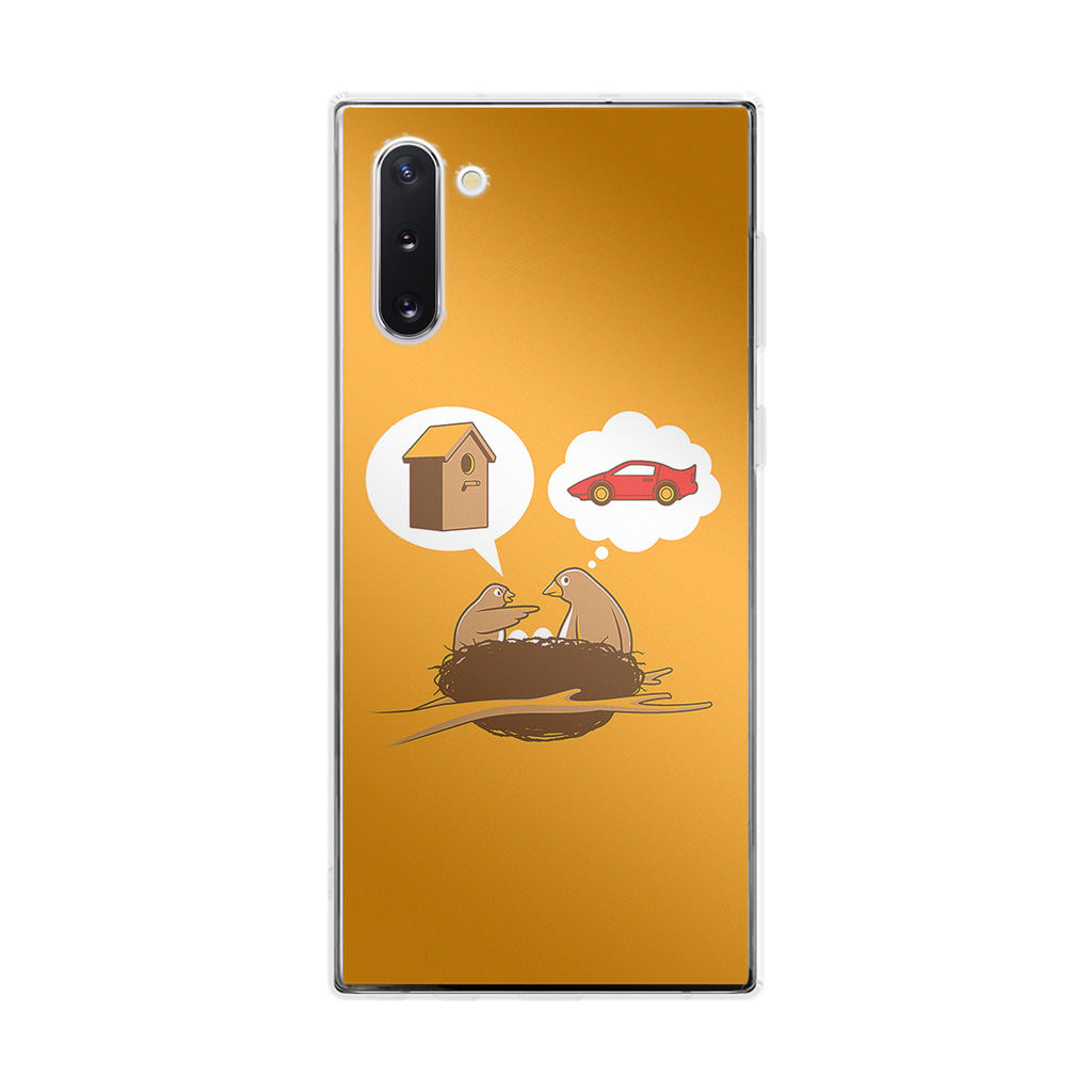 Bird Life Priorities Galaxy Note 10 Case