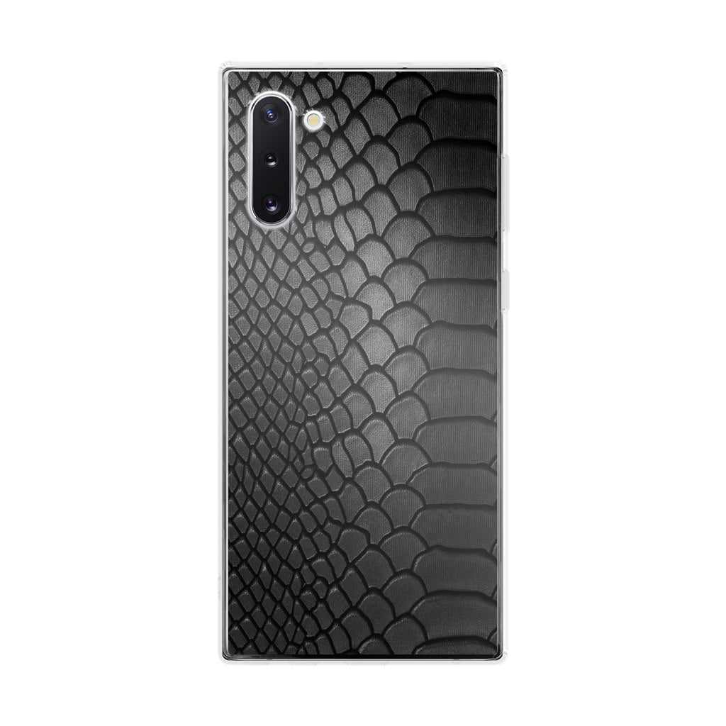 Black Snake Skin Texture Galaxy Note 10 Case