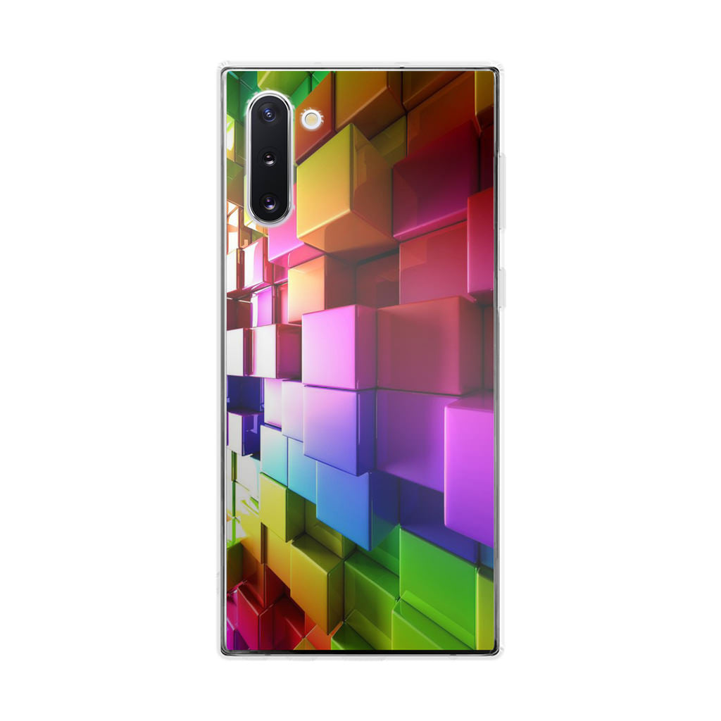 Colorful Cubes Galaxy Note 10 Case