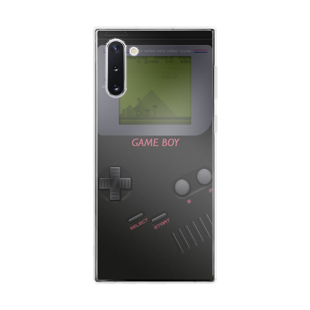 Game Boy Black Model Galaxy Note 10 Case