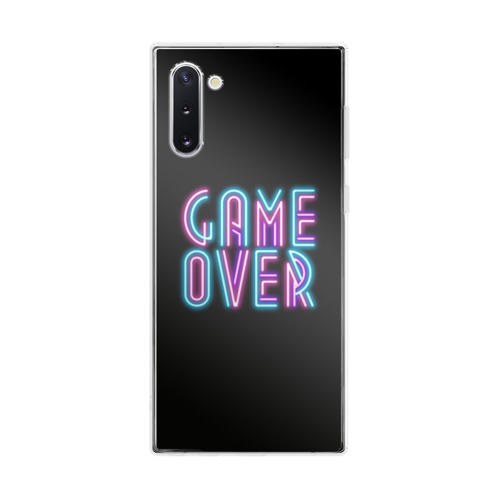 Game Over Neon Galaxy Note 10 Case