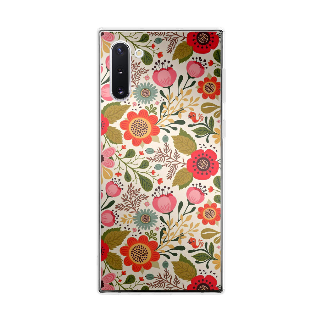 Hello Spring Pattern Galaxy Note 10 Case