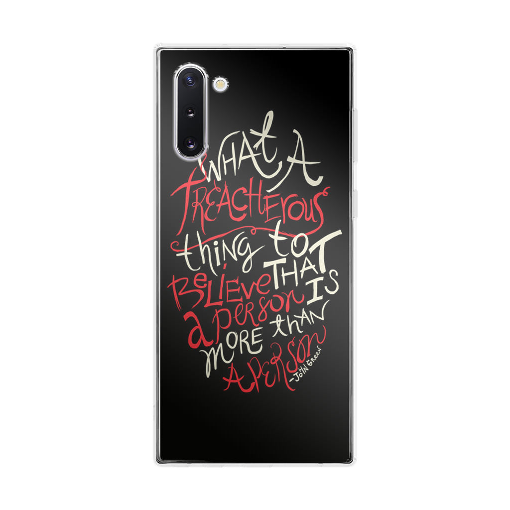 John Green Quotes More Than A Person Galaxy Note 10 Case