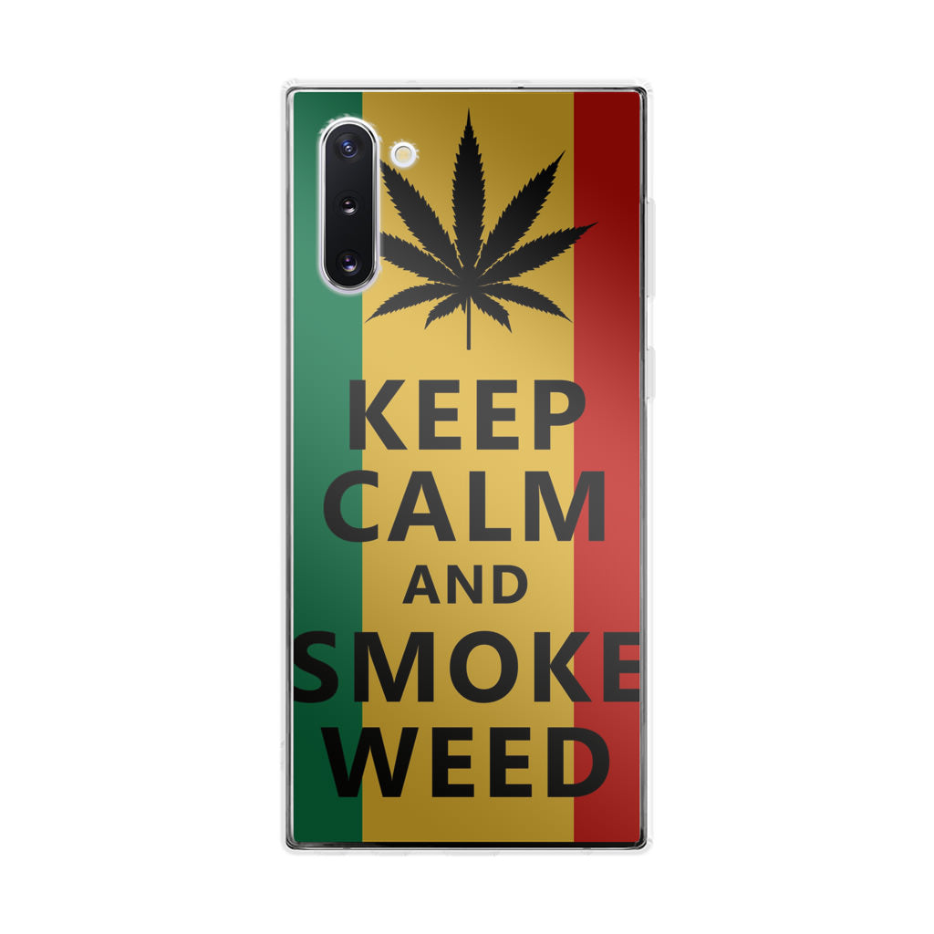 Keep Calm And Smoke Weed Galaxy Note 10 Case