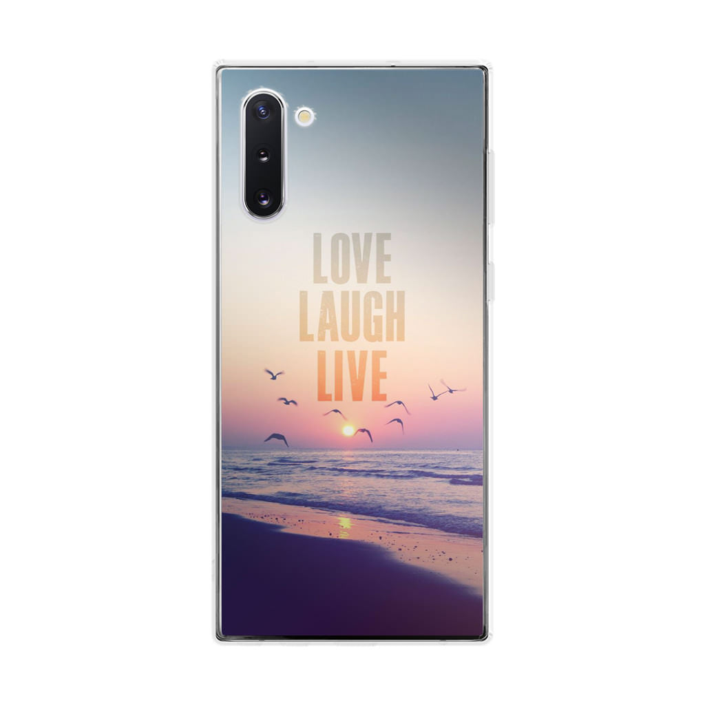 Love Laugh Live Galaxy Note 10 Case